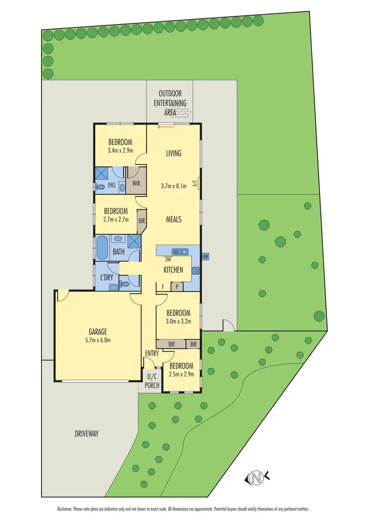 Floorplan of Homely house listing, 10 Pioneer Drive, Deer Park VIC 3023