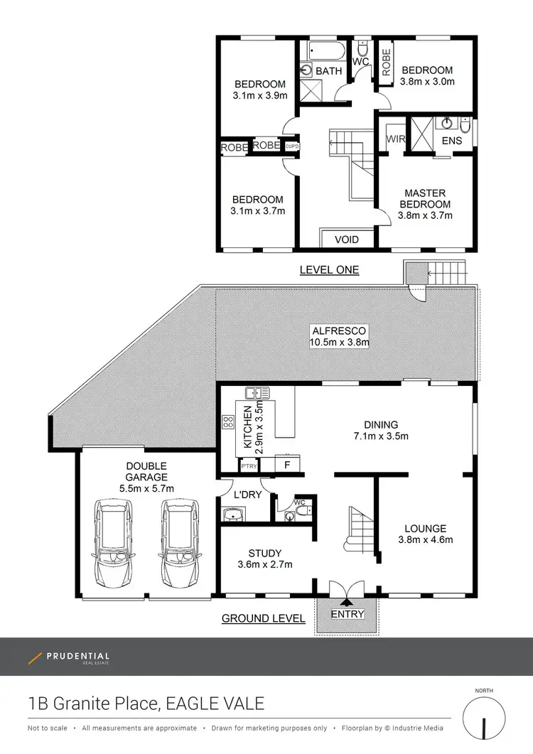 Floorplan of Homely house listing, 1B Granite Place, Eagle Vale NSW 2558