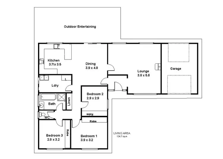 Floorplan of Homely house listing, 17 Dridan Avenue, Renmark SA 5341