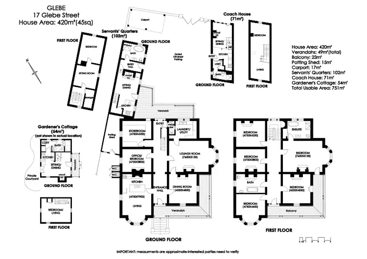 Floorplan of Homely house listing, 17 Glebe Street, Glebe TAS 7000