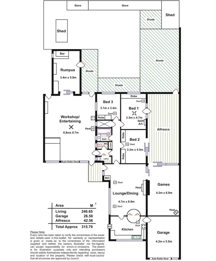 Floorplan of Homely house listing, 4 Tennyson Avenue, Plympton Park SA 5038