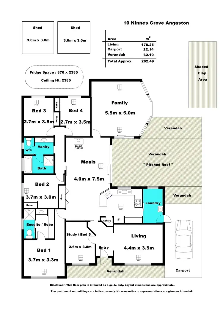 Floorplan of Homely house listing, 10 Ninnes Grove, Angaston SA 5353