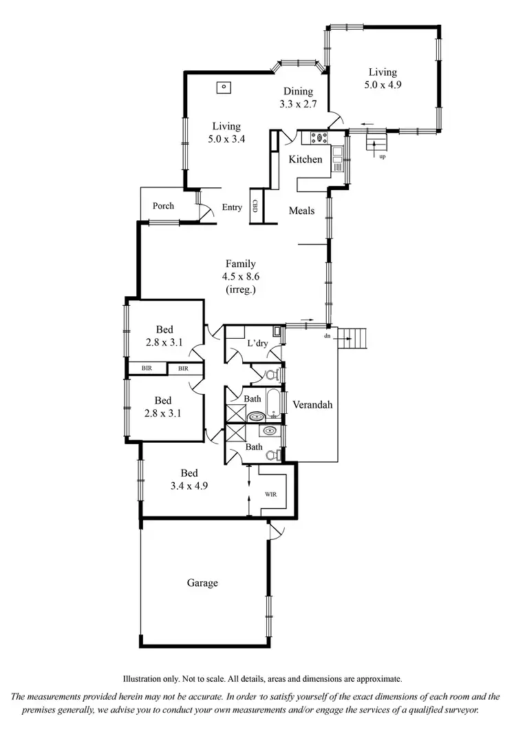 Floorplan of Homely house listing, 24 Fawkner Cres, Hurstbridge VIC 3099