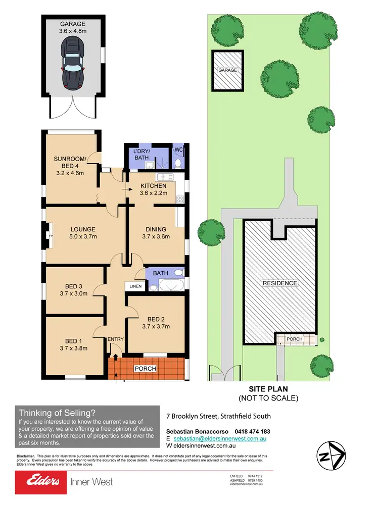 Floorplan of Homely house listing, 7 Brooklyn Street, Strathfield South NSW 2136