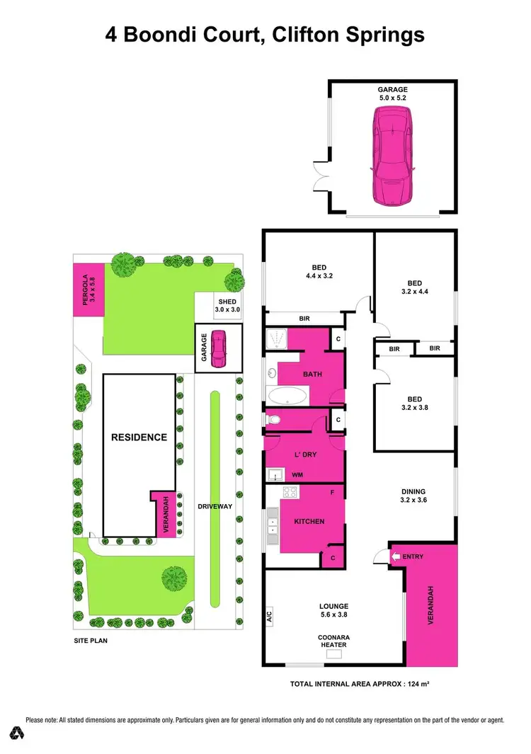 Floorplan of Homely house listing, 4 Boondi Court, Clifton Springs VIC 3222