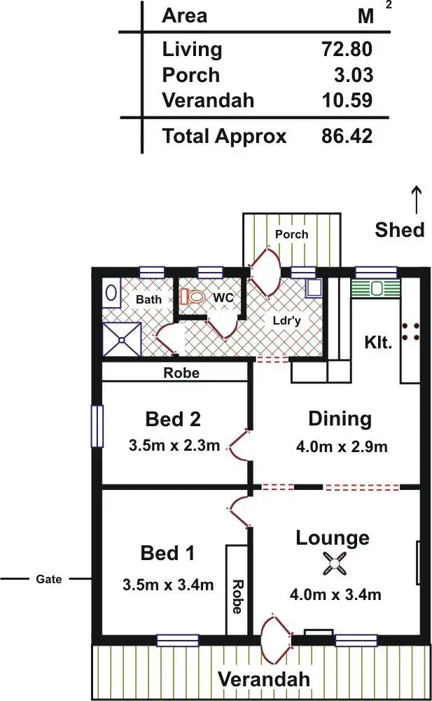 Floorplan of Homely house listing, 20 Mantissa Road, Salisbury North SA 5108