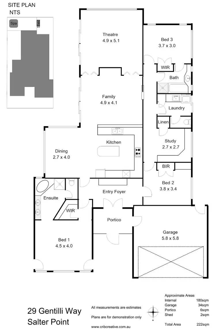 Floorplan of Homely house listing, 29 Gentilli Way, Salter Point WA 6152