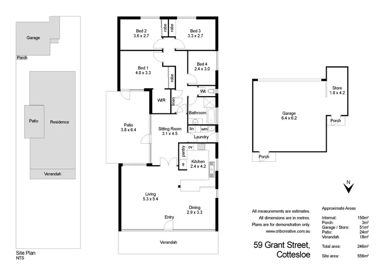 Floorplan of Homely house listing, 59 Grant Street, Cottesloe WA 6011