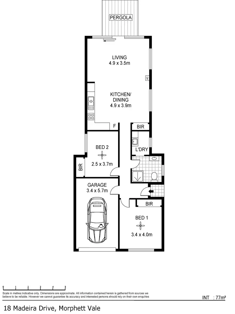 Floorplan of Homely house listing, 18a Madeira Drive, Morphett Vale SA 5162
