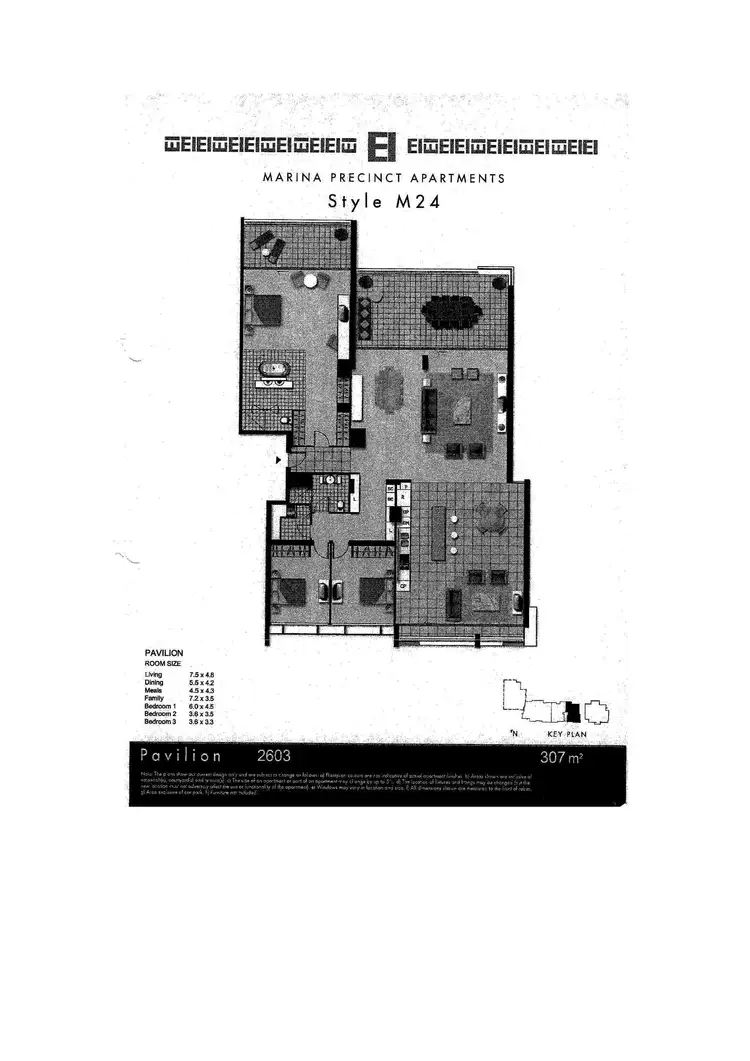 Floorplan of Homely apartment listing, 2603/2 Ephraim Island Parade, Paradise Point QLD 4216