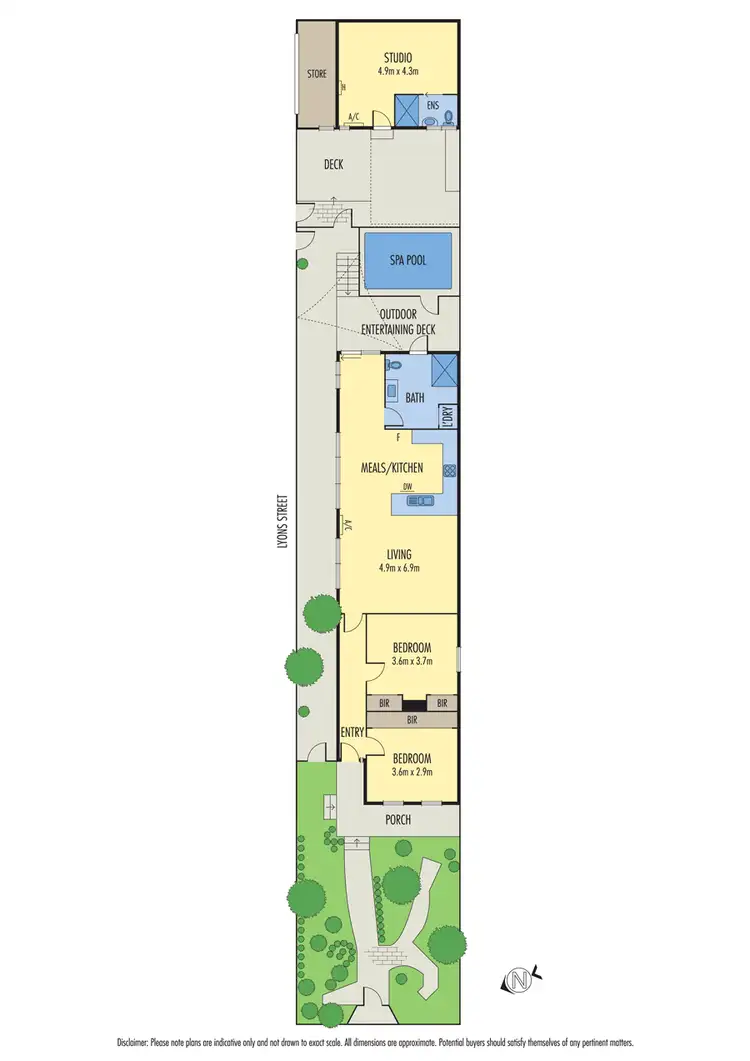 Floorplan of Homely house listing, 269 Nicholson Street, Seddon VIC 3011