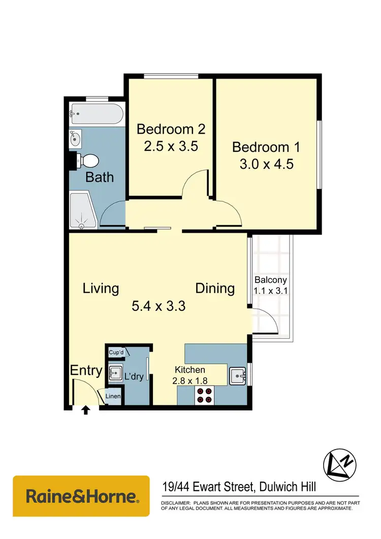 Floorplan of Homely apartment listing, 19/44-50 Ewart Street, Dulwich Hill NSW 2203
