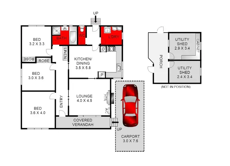 Floorplan of Homely house listing, 40 Giddings Street, North Geelong VIC 3215