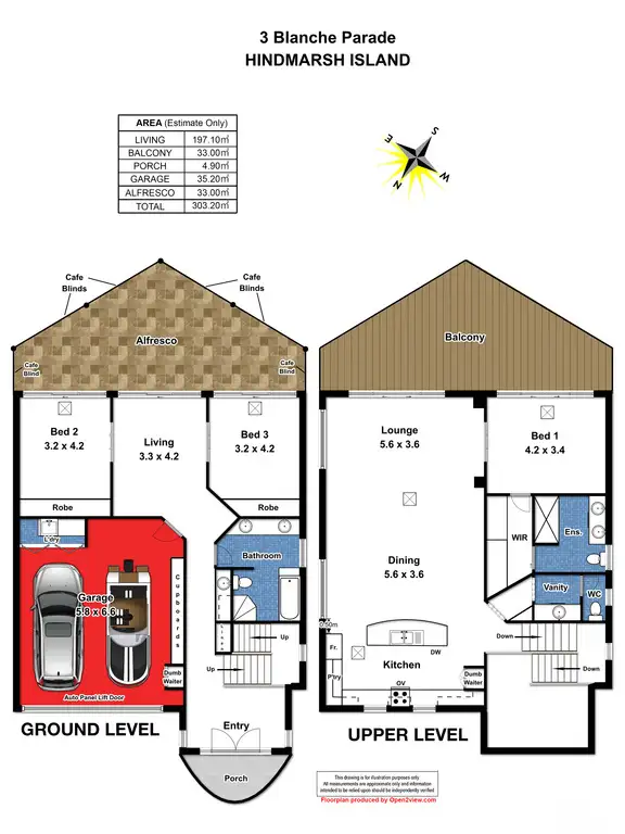 Floorplan of Homely house listing, 3 Blanche Parade, Hindmarsh Island SA 5214