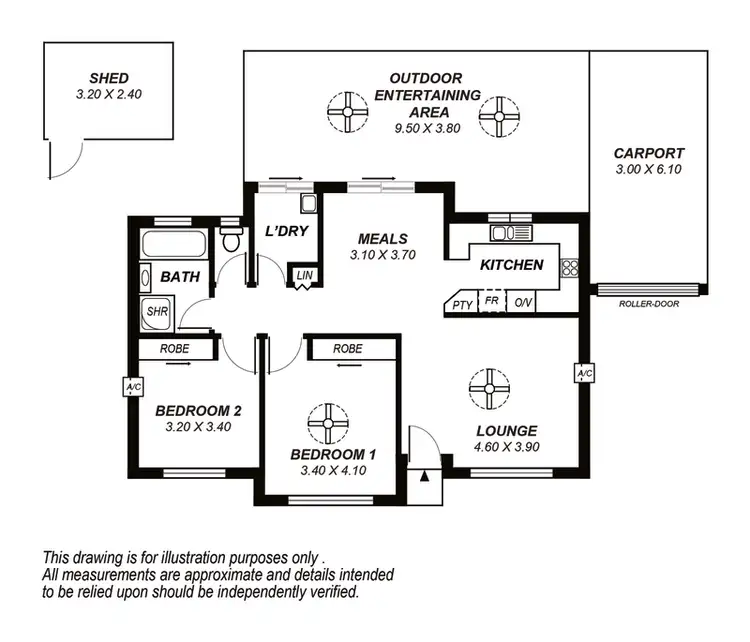 Floorplan of Homely house listing, 4/5-7 Sansom Road, Semaphore Park SA 5019
