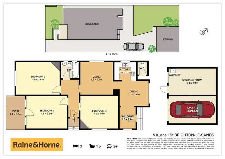 Floorplan of Homely house listing, 5 Kurnell Street, Brighton-le-sands NSW 2216