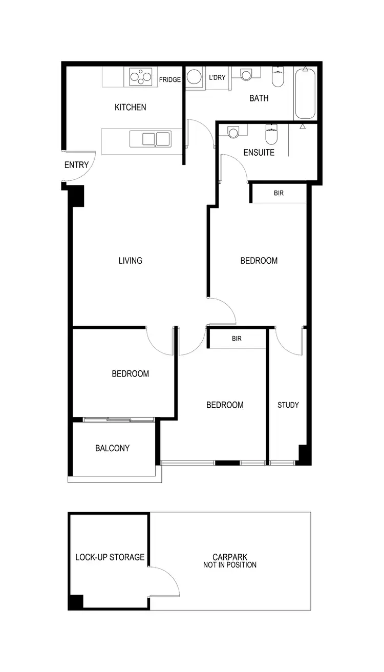 Floorplan of Homely apartment listing, 306/225 Elizabeth Street, Melbourne VIC 3000