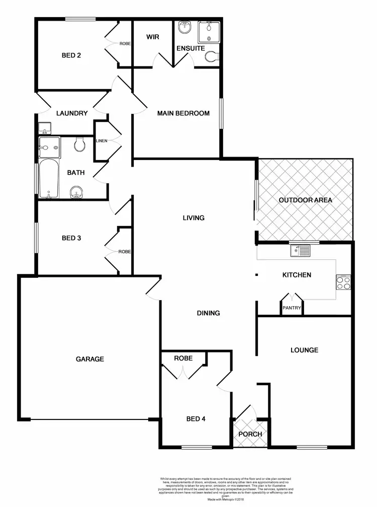 Floorplan of Homely house listing, 8 Verdelho Ave, Cessnock NSW 2325