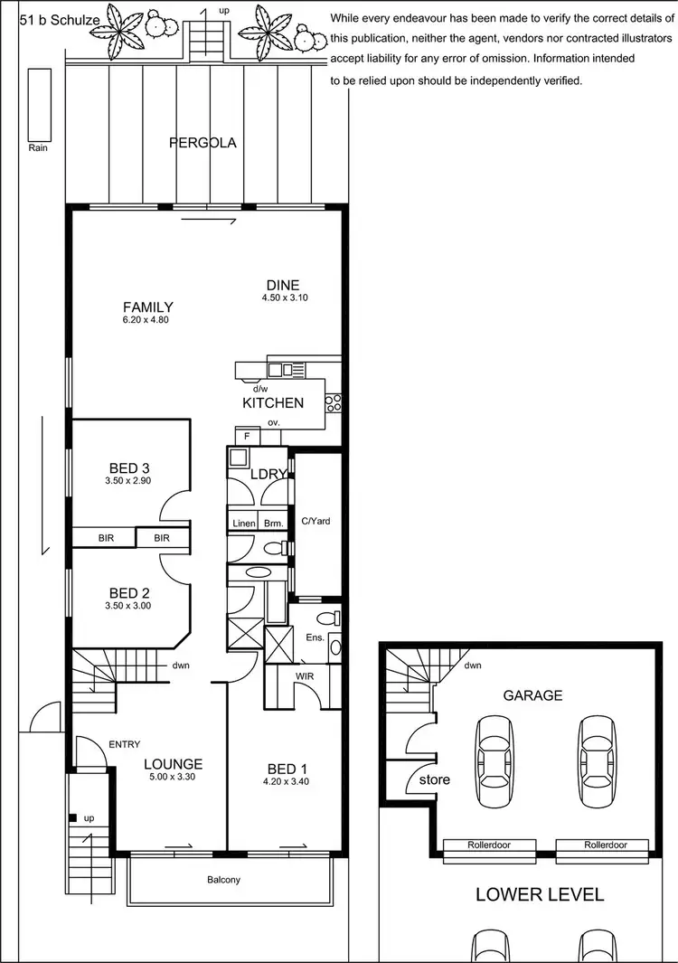 Floorplan of Homely house listing, 51b Schulze Road, Athelstone SA 5076