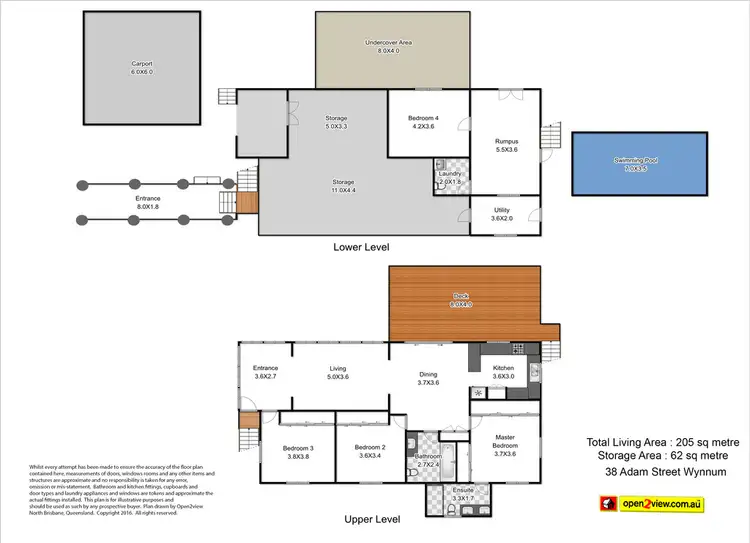 Floorplan of Homely house listing, 38 Adam Street, Wynnum QLD 4178