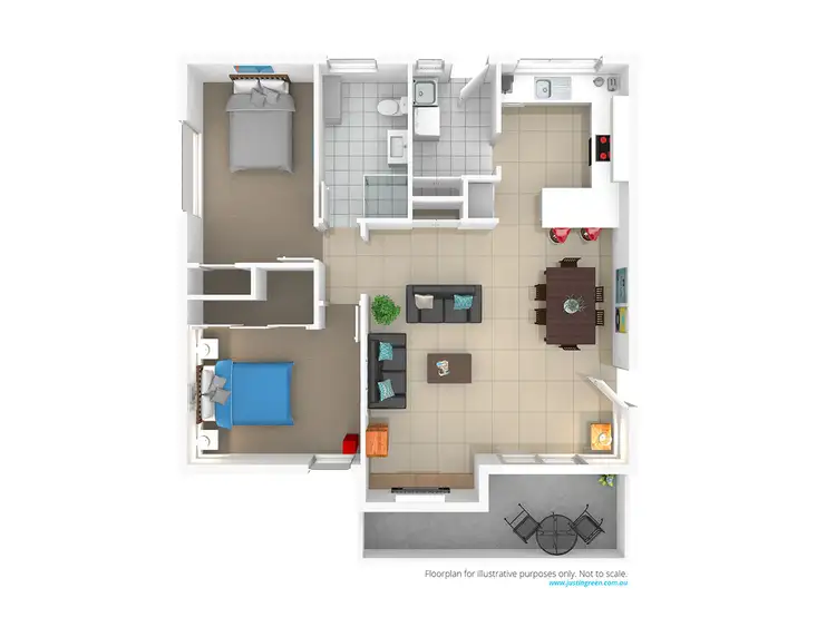 Floorplan of Homely unit listing, 1/12 Salmon Street, Wagga Wagga NSW 2650