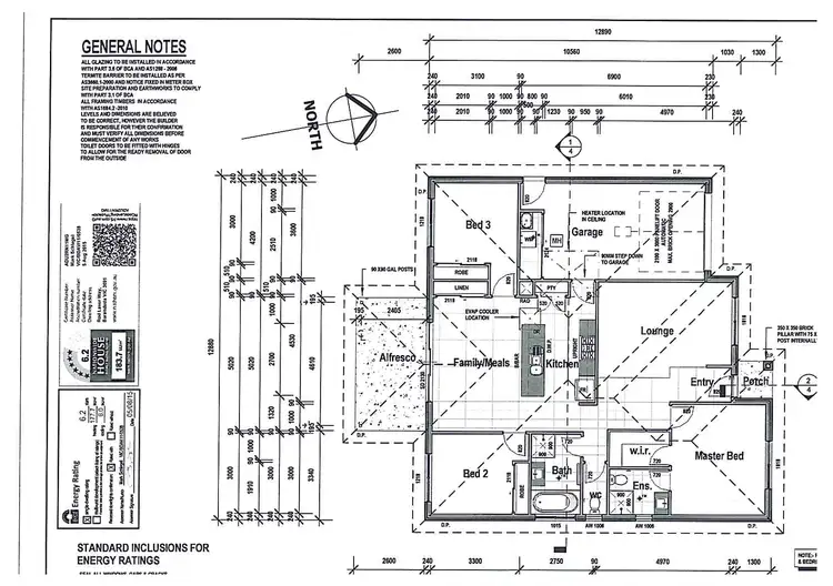 Floorplan of Homely house listing, 28 Rod Laver Way, Baranduda VIC 3691