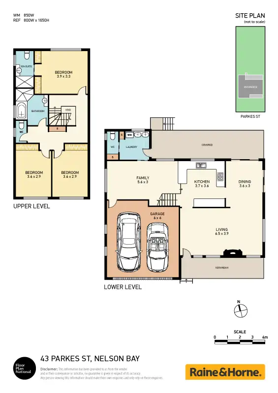 Floorplan of Homely house listing, 43 Parkes Street, Nelson Bay NSW 2315