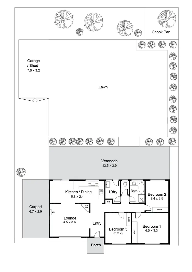 Floorplan of Homely house listing, 6 Frederic Street, Old Noarlunga SA 5168
