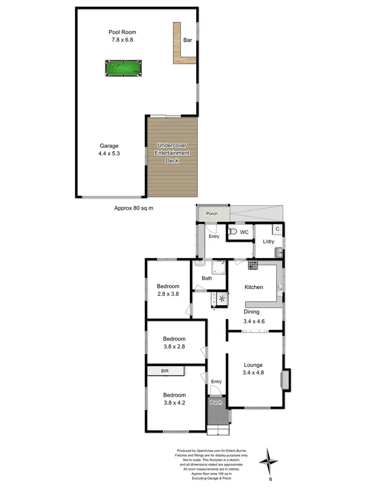 Floorplan of Homely house listing, 6 Whitford Street, Upper Burnie TAS 7320