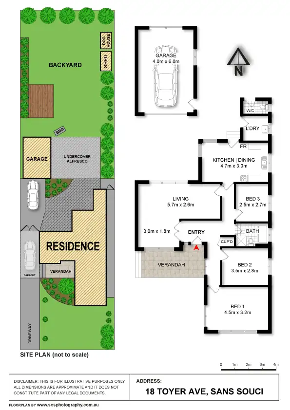 Floorplan of Homely house listing, 18 Toyer Avenue, Sans Souci NSW 2219