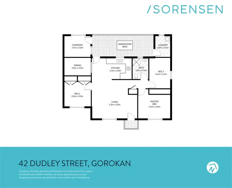 Floorplan of Homely house listing, 42 Dudley Street, Gorokan NSW 2263