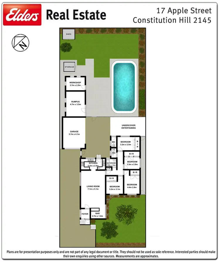 Floorplan of Homely house listing, 17 Apple Street, Constitution Hill NSW 2145