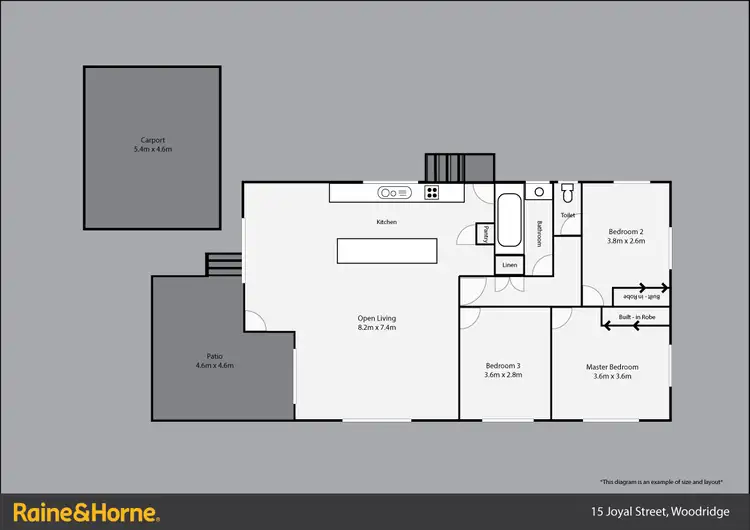 Floorplan of Homely house listing, 15 Joyal Street, Logan Central QLD 4114