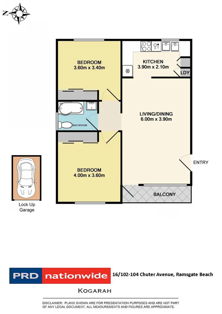 Floorplan of Homely unit listing, 16/102-104 Chuter Avenue, Ramsgate Beach NSW 2217