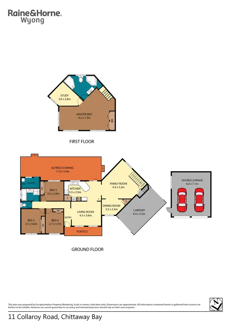 Floorplan of Homely house listing, 11 Collaroy Close, Chittaway Bay NSW 2261