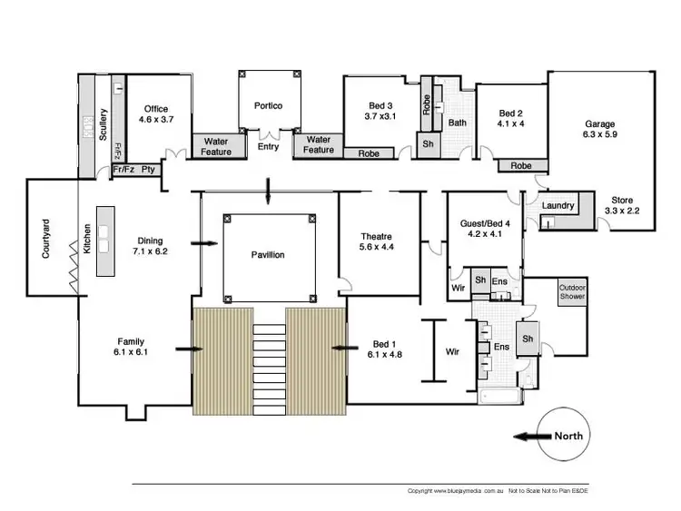 Floorplan of Homely house listing, 303 The Boulevard, City Beach WA 6015
