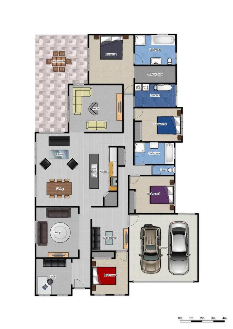 Floorplan of Homely house listing, 4 Carrieton Street, Ormeau QLD 4208
