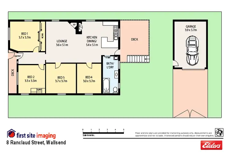 Floorplan of Homely house listing, 8 Ranclaud Street, Wallsend NSW 2287
