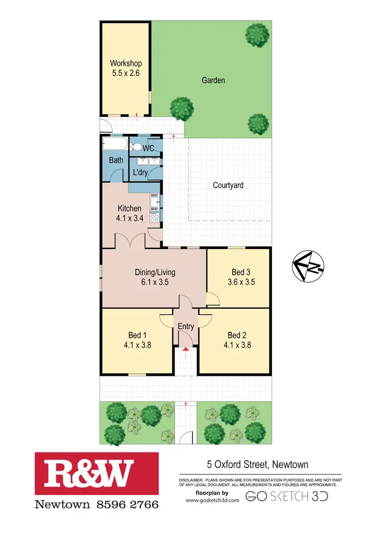 Floorplan of Homely house listing, 5 Oxford Street, Newtown NSW 2042
