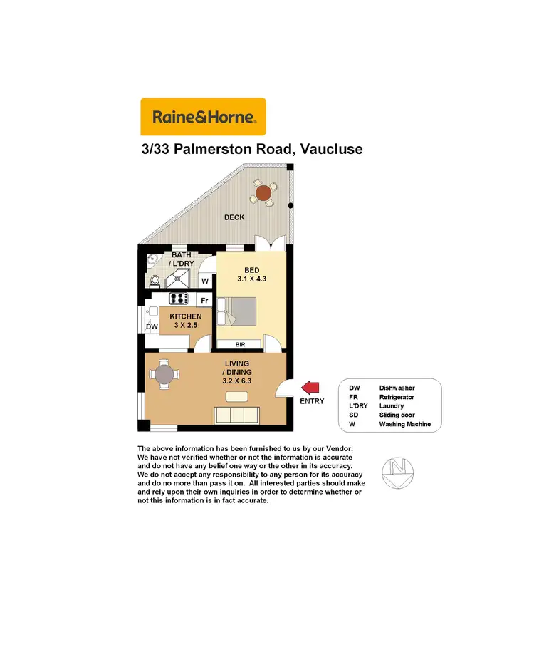 Floorplan of Homely apartment listing, 3/33 Palmerston Street, Vaucluse NSW 2030
