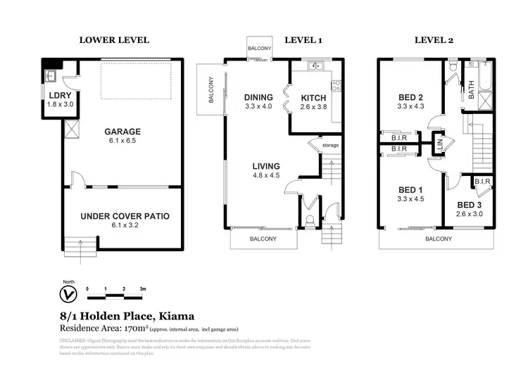 Floorplan of Homely townhouse listing, 8/1 Holden Place, Kiama NSW 2533