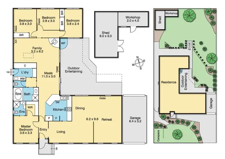 Floorplan of Homely house listing, 15 Erica Crescent, Kilsyth VIC 3137