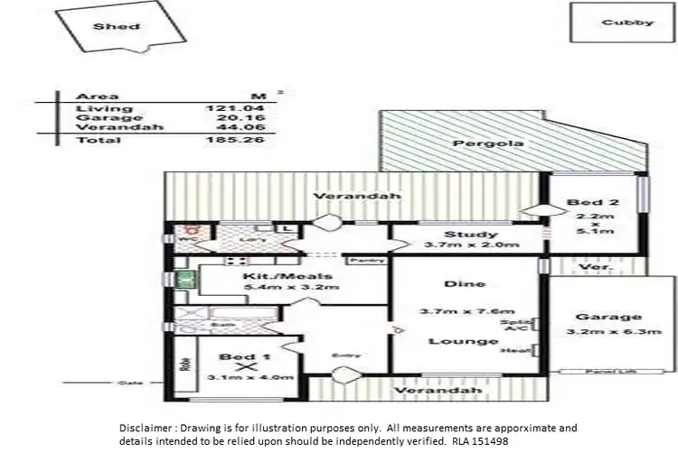 Floorplan of Homely house listing, 3 Melanto Terrace, Marion SA 5043