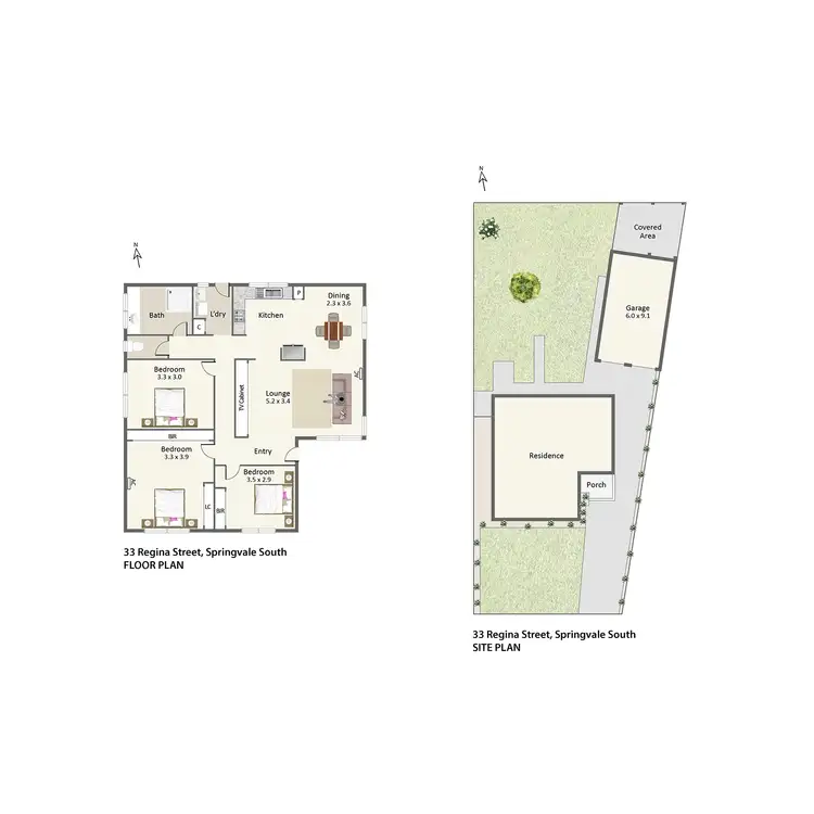 Floorplan of Homely house listing, 33 Regina Street, Springvale South VIC 3172
