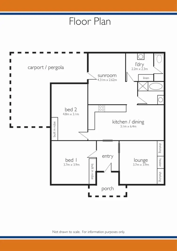 Floorplan of Homely house listing, 84 Jenkins Terrace, Naracoorte SA 5271