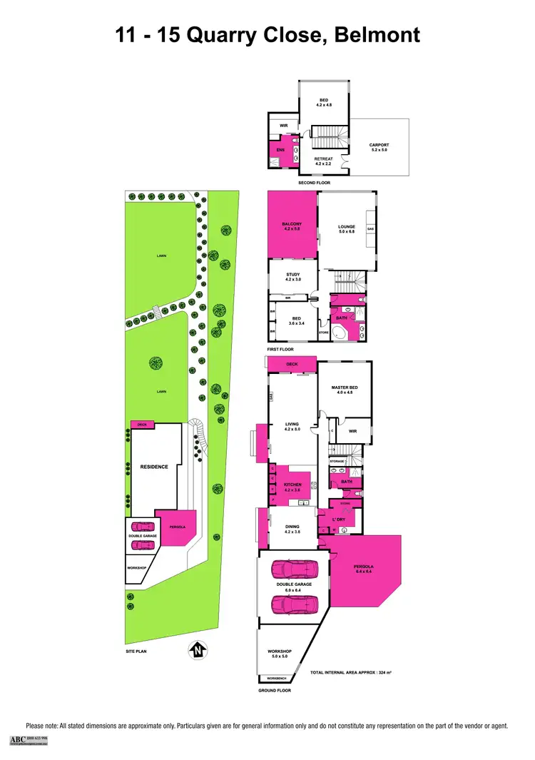 Floorplan of Homely house listing, 11 - 15 Quarry Close, Belmont VIC 3216