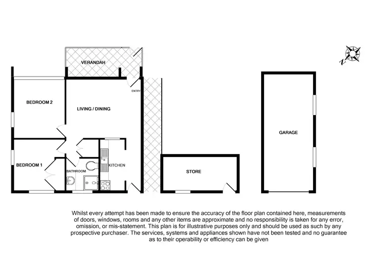 Floorplan of Homely unit listing, 1/61 Franklin Street, Annerley QLD 4103