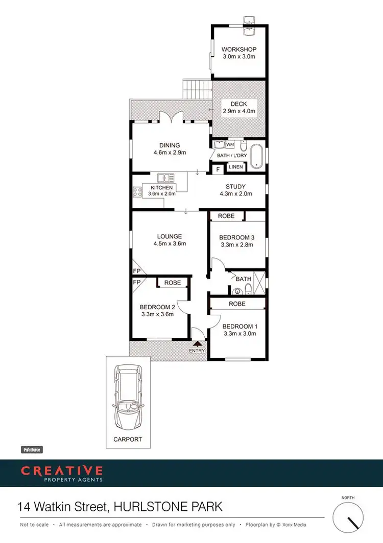 Floorplan of Homely house listing, 14 Watkin Street, Hurlstone Park NSW 2193