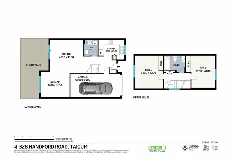 Floorplan of Homely unit listing, 4/ 328 Handford Road, Taigum QLD 4018