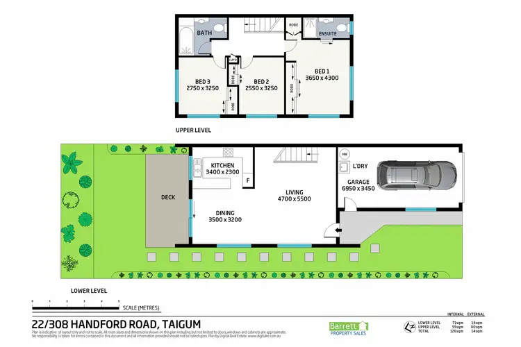 Floorplan of Homely townhouse listing, 22/ 308 Handford Road, Taigum QLD 4018